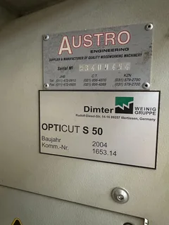 WEINIG OPTICUT OPTIMIZER S50