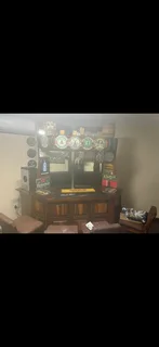 Mahogany Bar and accessories