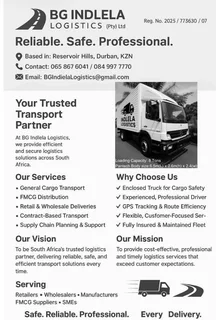 8 Ton truck with driver and GIT for all of your load transport requirements local and national