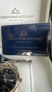 Christophe Duchamp Diamond Collection Watch