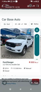 Clean 2018 Ford Ranger Double Cab (start N Go) discounted price