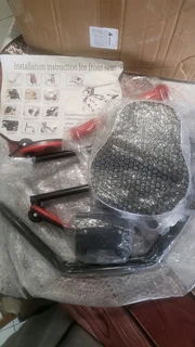 Front mounted kids bike seat