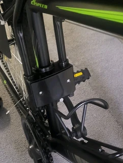 Front mounted kids bike seat