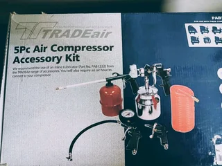 Tradeair 5 piece Air Compressor Accessories Kit Brand New