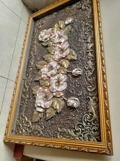 2x 3D wall art decor wall frames