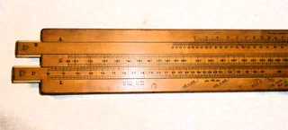 THOMLINSON&#39;S EQUIVALENT PAPER SLIDE RULE