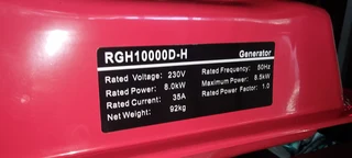 Generator 10kva new From LAWNit Moreleta Park.