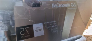 CRACKED SCREEN LG 75INCH NANOCELL - 75NANO776RA -BRAND NEW IN THE BOX 0️⃣7️⃣2️⃣3️⃣9️⃣2️⃣5️⃣7️⃣5️⃣6️⃣
