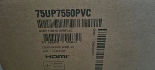 CRACKED SCREEN LG 75INCH 75UP7550PVC - BRAND NEW FOR PARTS 0️⃣7️⃣2️⃣3️⃣9️⃣2️⃣5️⃣7️⃣5️⃣6️⃣