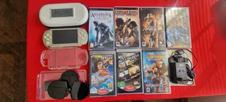 Sony Psp 1000 Gold With Games And Accessories0️⃣7️⃣2️⃣3️⃣9️⃣2️⃣5️⃣7️⃣5️⃣6️⃣