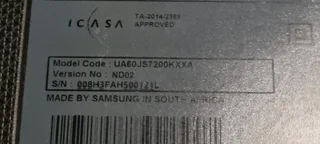 SAMSUNG UA60JS7200 SMART TV FOR PARTS COMPLETE 0️⃣7️⃣2️⃣3️⃣9️⃣2️⃣5️⃣7️⃣5️⃣6️⃣NOT NEG!!