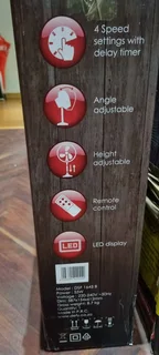 DEFY DSF 1645B PEDASTAL FAN WITH REMOTE - BRAND NEW IN THE BOX.0️⃣7️⃣2️⃣3️⃣9️⃣2️⃣5️⃣7️⃣5️⃣6️⃣