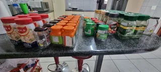 62 Glass &amp; Plastic Jars Bottles Coffee Mayo Pickle Peanut Butter 0️⃣7️⃣2️⃣3️⃣9️⃣2️⃣5️⃣7️⃣5️⃣6️⃣