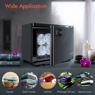 TOWEL WARMERS 23L - BLACK. With UV Sterlizer0️⃣7️⃣2️⃣3️⃣9️⃣2️⃣5️⃣7️⃣5️⃣6️⃣