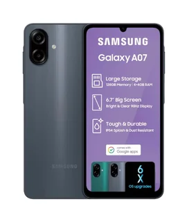 Black Samsung Galaxy A07