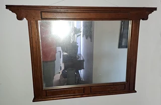 Mirror With Wood Frame