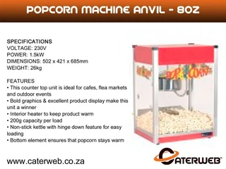 Popcorn Machines for Sale