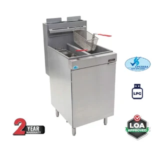 Ffa3220 Fish Fryer 'anvil' 2 X 18lt Gas