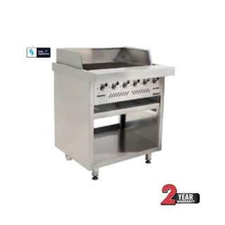 Gga4006 gas Griller Anvil - 6 Burner Radiant - Gas