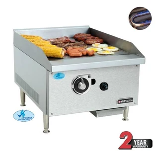 Ftg0400 Flat Top Griller Anvil - 400mm - Premier Range - Gas