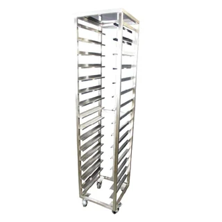 Mbt0030 Gastronorm / Tray Trolley - Stainless Steel (430) On Castors
