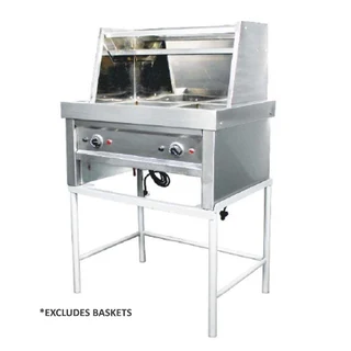2x10ffs Spaza Fryer - 220v - Floor Standing