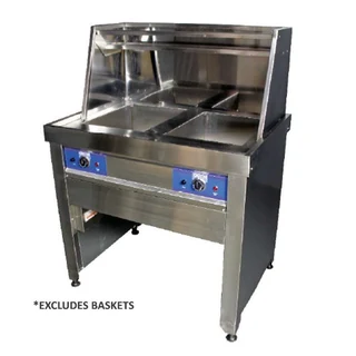 2x20ffs12 hotel Model Fryer - 380v - Floor Standing
