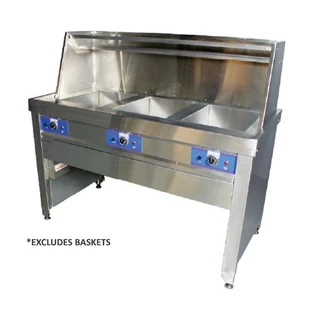3x20ffs12 Hotel Model Fryer - 380v - Floor Standing