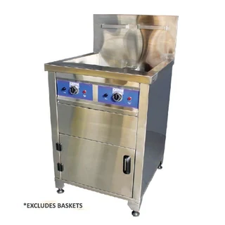 2x10lths Deluxe Fryer - Floor Standing - 380v