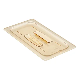 Hhl0003 High Heat Lid With Handle (amber) For 1/3 High Heat Pans