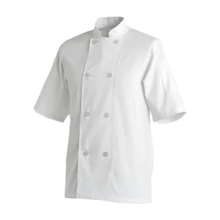 Uni1020 - Chefs Uniform Jacket Basic Short - X Small
