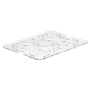 Inh4003-c polycarbonate (clear) Drain Shelf For 1/2 Pans