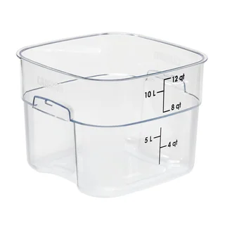 Scs4010-c square Polycarbonate Storage Container (clear) 12lt