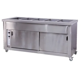 3dbmhc  bain Marie Floor Model With Hot Closet