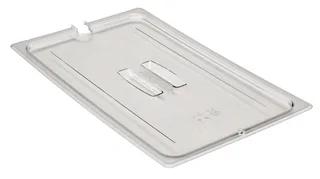 Inf4002-c polycarbonate (clear)lid With Handle - Notched For 1/1 Pans