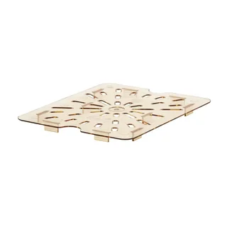 Hds0003 high Heat Drain Shelf (amber) For 1/2 Pans