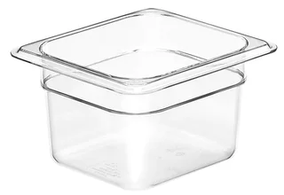 Ins5100-c gn Foodpan 1/6 Polycarbonate (clear) - 100mm(d)