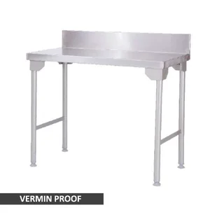 Sstsb17-12304 Stainless Steel Table - Splash Back