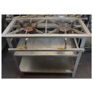 2bbt-sh    2   Burner Boiling Table (900x480x730mm) Second-hand