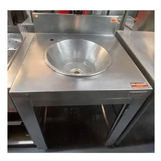 Sstps60-sh    600mm   Prep Bowl Sink Table Second-hand