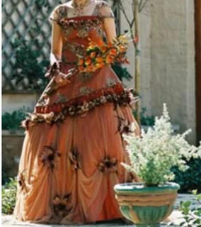 Unique Ballgown with Chantilly Lace