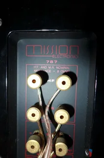 MISSION 767 LOUDSPEAKERS WITH CYRUS LFAU ACTIVE X-OVER