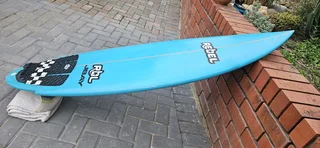 Surfboard Twin fin made by Rebel Surfboards