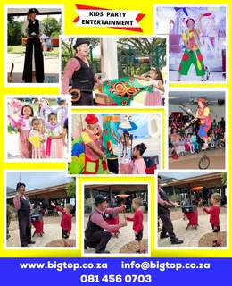 Kids Party Entertainment Durban KZN - Clowns, Magic &amp; Circus Show, Face Painting, Balloons,