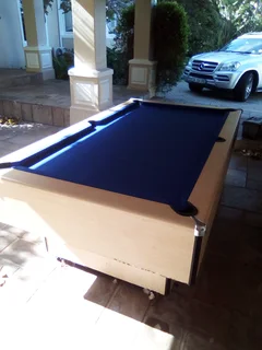 Recovering of Snooker and Pool tables with a new cloth