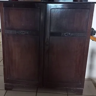 Gents Wardrobe - Vintage Dark Wood