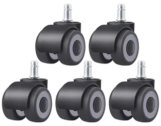 Thermoplastic Rubber anti scratch Castor Wheels 5 piece set