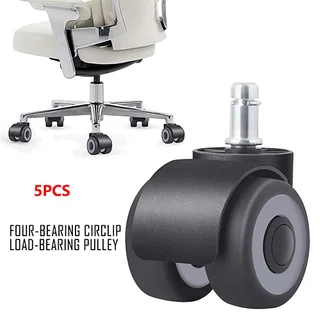 Thermoplastic Rubber anti scratch Castor Wheels 5 piece set