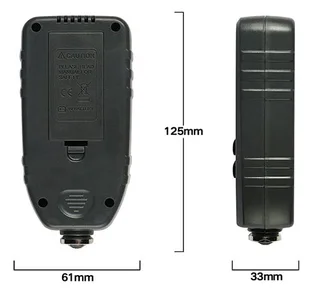 TC100 Coating Thickness Gauge Ultra-precise 0.1micron / 0-1300 Fe and NF with calibration plates