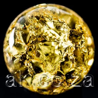 Optical Borosilicate Crown lead Feng Shui Crystal Ball 40mm  Champagne